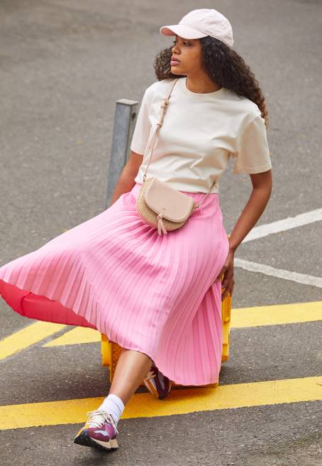 çapraz vücut çantası bej/pembe Anna Field F2022503 kadınlar