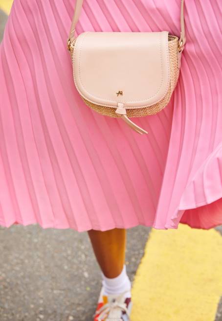 çapraz vücut çantası bej/pembe Anna Field F2022503 kadınlar