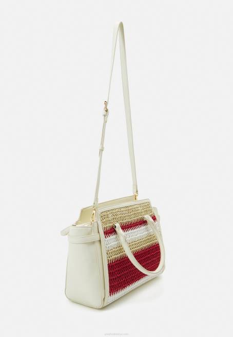 el çantası kirli beyaz/kırmızı Anna Field F2022357 kadınlar
