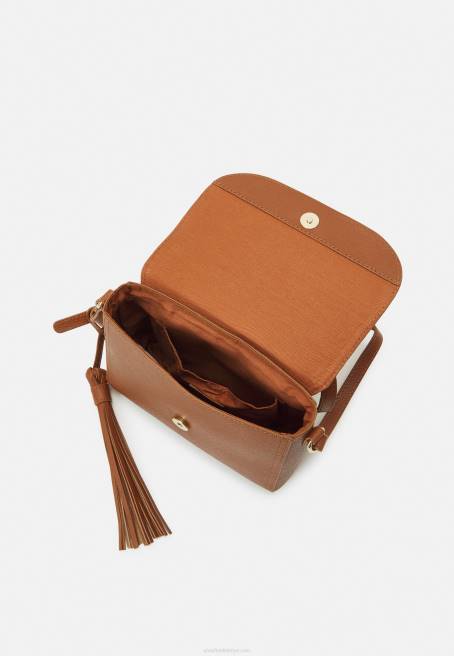 vücut çantası boyunca deri konyak Anna Field F2022529 kadınlar