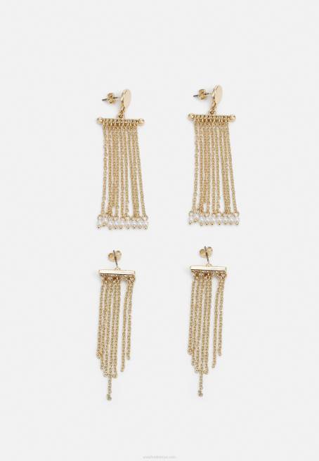 2'li altın rengi küpe paketi Anna Field F2022660 kadınlar