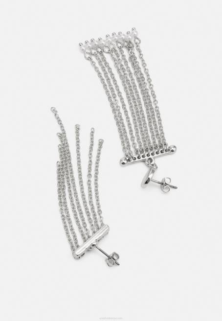 2\'li gümüş renkli küpe paketi Anna Field F2022663 kadınlar