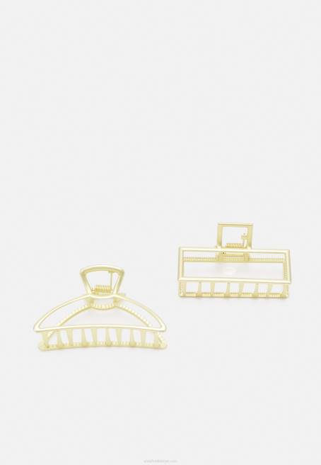 2 paket altın rengi saç şekillendirme aksesuarı Anna Field F2022668 kadınlar