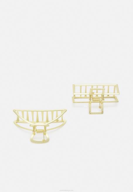 2 paket altın rengi saç şekillendirme aksesuarı Anna Field F2022668 kadınlar