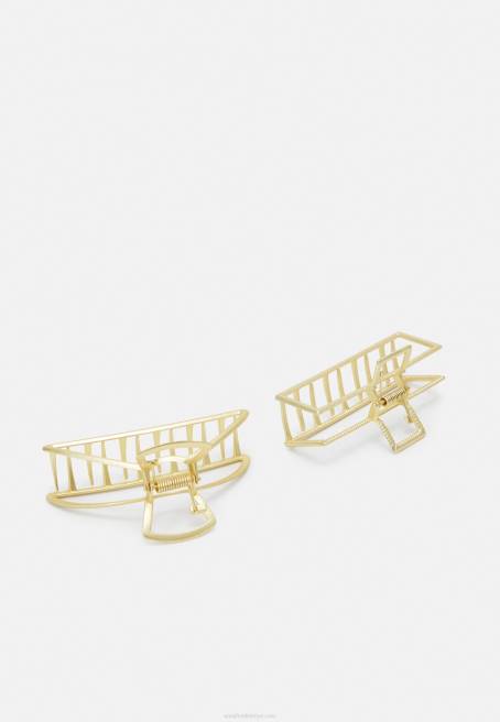 2 paket altın rengi saç şekillendirme aksesuarı Anna Field F2022669 kadınlar