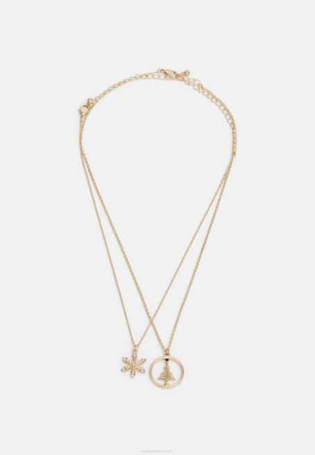 4\'lü altın rengi kolye Anna Field F2022658 kadınlar