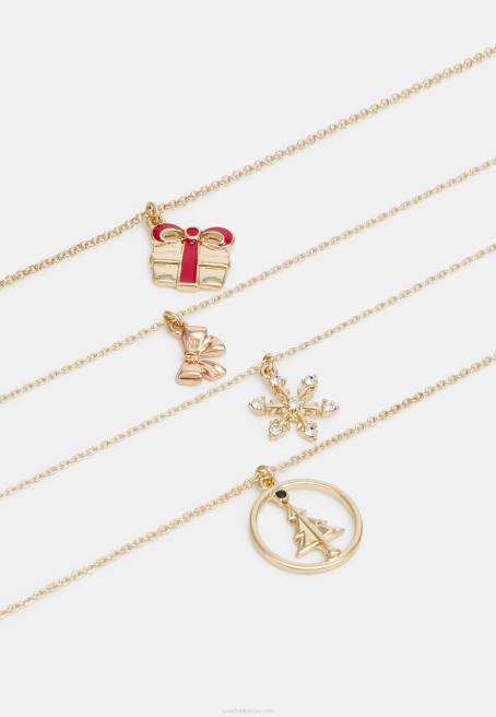 4\'lü altın rengi kolye Anna Field F2022658 kadınlar