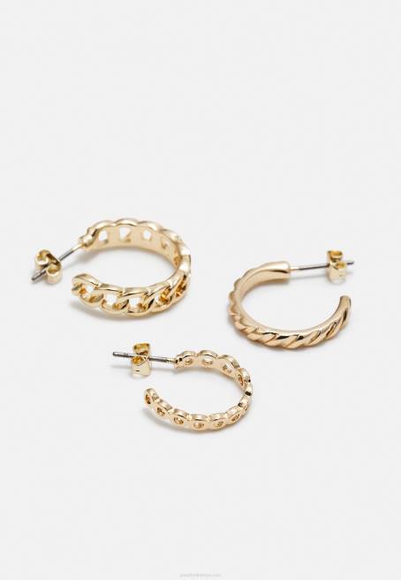 6\'lı altın rengi küpe paketi Anna Field F2022661 kadınlar