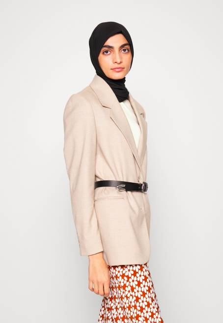 2\'li başörtüsü siyah/yeşil Anna Field F2022707 kadınlar