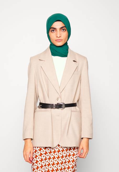 2\'li başörtüsü siyah/yeşil Anna Field F2022707 kadınlar