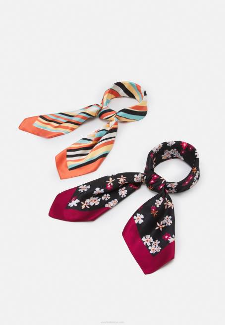 2'li paket çok renkli/siyah başörtüsü Anna Field F2022712 kadınlar