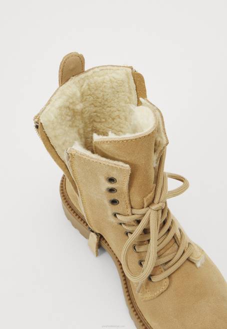 bağcıklı bilekte bot bej Anna Field F2022028 kadınlar