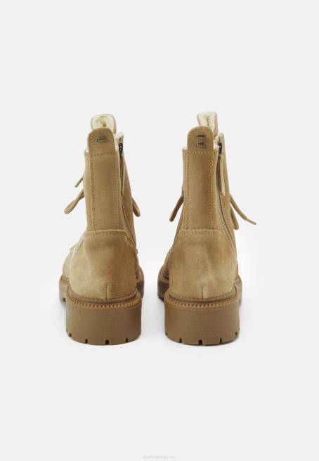 bağcıklı bilekte bot bej Anna Field F2022028 kadınlar