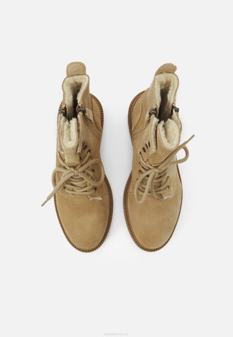 bağcıklı bilekte bot bej Anna Field F2022028 kadınlar