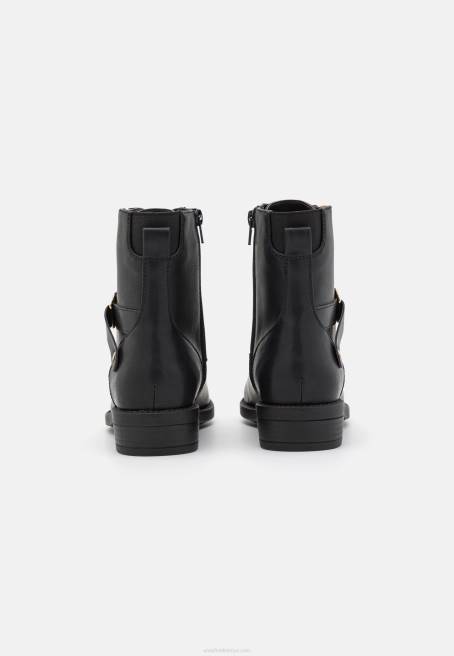 bağcıklı bilekte bot siyah Anna Field F2022025 kadınlar