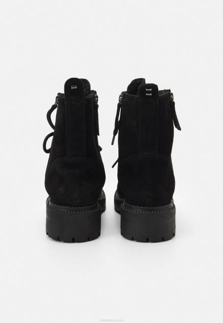 bağcıklı bilekte bot siyah Anna Field F2022038 kadınlar