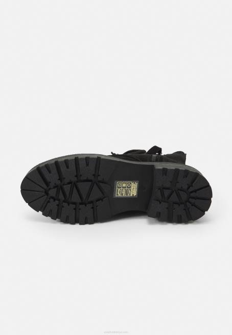 bağcıklı bilekte bot siyah Anna Field F2022038 kadınlar