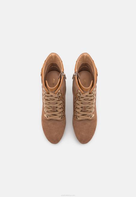 deri bağcıklı bilekte bot konyak Anna Field F2022018 kadınlar