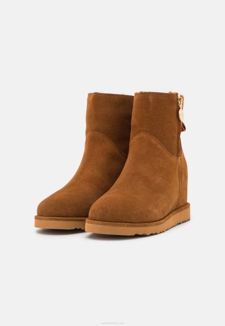 deri kışlık çizme yarım çizmeler konyak Anna Field F2021916 kadınlar