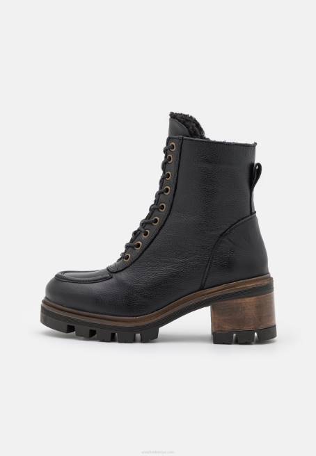 deri kışlık patik kışlık botlar siyah Anna Field F2022036 kadınlar