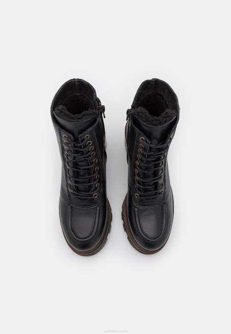 deri kışlık patik kışlık botlar siyah Anna Field F2022036 kadınlar