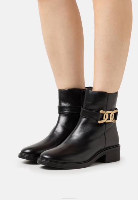 deri klasik bilekte bot siyah Anna Field F2021963 kadınlar