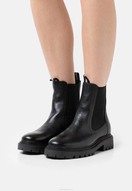 deri klasik bilekte bot siyah Anna Field F2021971 kadınlar