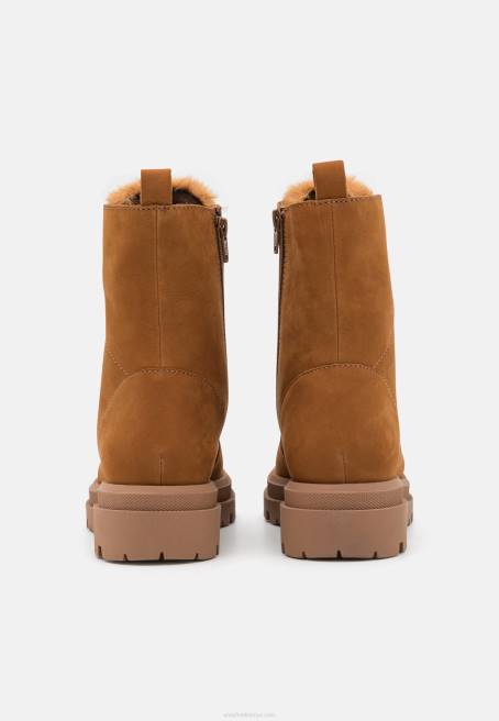 deri platform yarım çizmeler konyak Anna Field F2022037 kadınlar