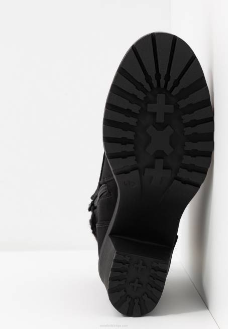 kış botu platform yarım çizmeler siyah Anna Field F2022044 kadınlar