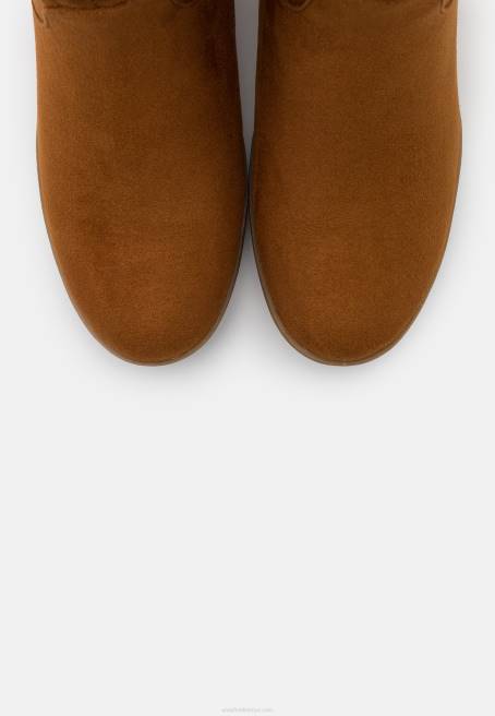 kışlık çizme kama yarım çizmeler konyak Anna Field F2022064 kadınlar