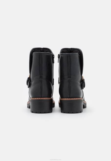 konforlu kışlık bot klasik bilekte bot siyah Anna Field F2022001 kadınlar