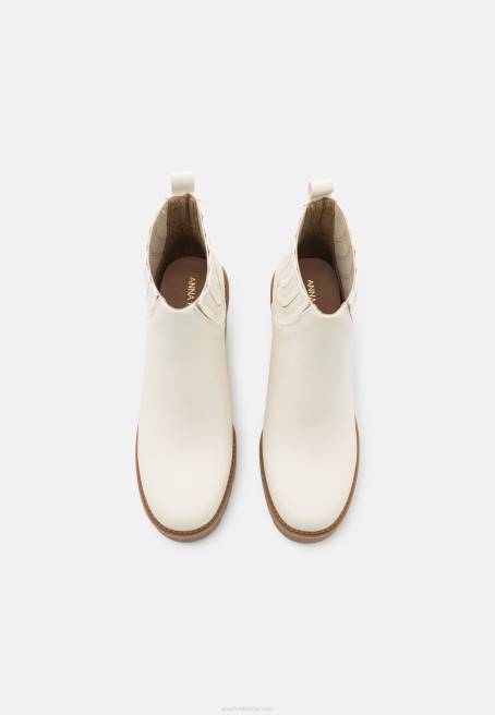 yüksek topuklu yarım çizmeler beyaz Anna Field F2021960 kadınlar