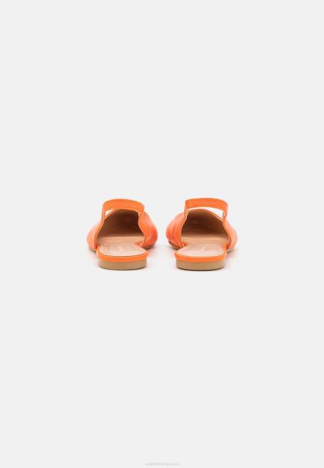 arkası açık iskarpin bale pompaları turuncu Anna Field F2022184 kadınlar