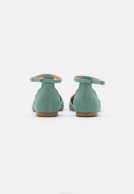 ayak bileği kayışı bale pompaları nane Anna Field F2022161 kadınlar