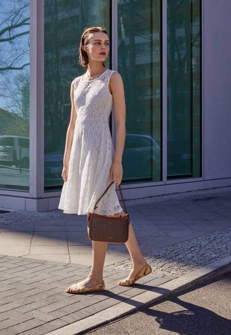 deri peeptoe bale pompaları altın Anna Field F2022131 kadınlar