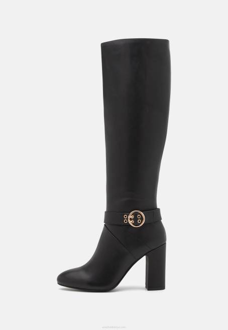 deri yüksek topuklu çizmeler siyah Anna Field F2022257 kadınlar