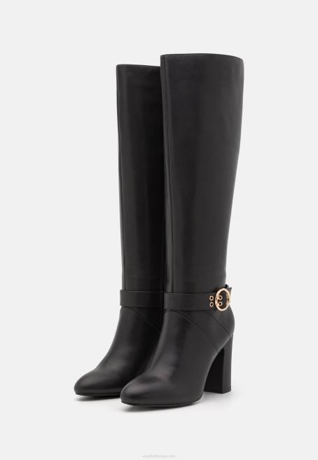 deri yüksek topuklu çizmeler siyah Anna Field F2022257 kadınlar