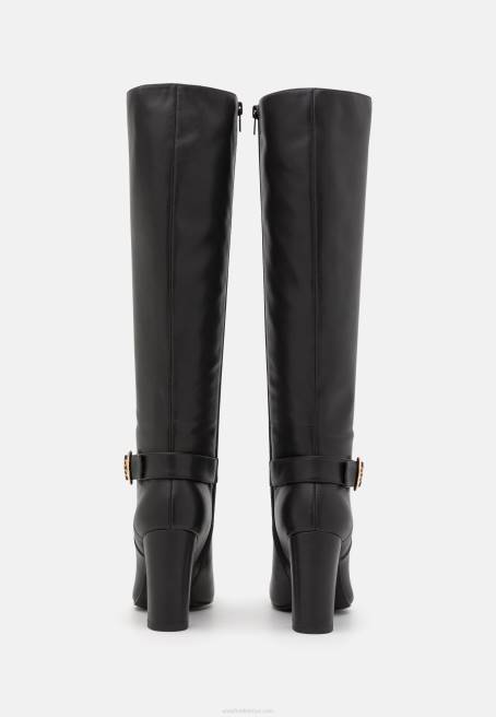 deri yüksek topuklu çizmeler siyah Anna Field F2022257 kadınlar