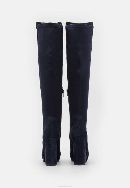 diz üstü deri çizme koyu mavi Anna Field F2022243 kadınlar