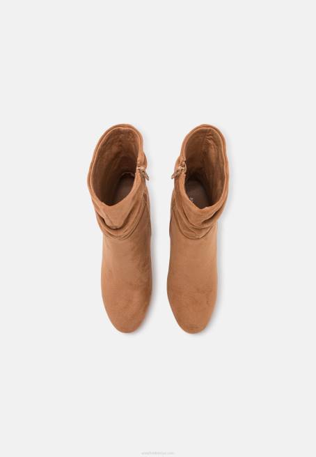 yüksek topuklu yarım çizmeler konyak Anna Field F2022256 kadınlar