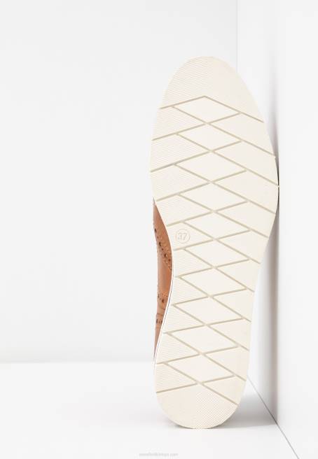 deri gündelik bağcıklı konyak Anna Field F2021849 kadınlar