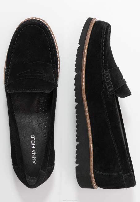 konfor deri slip-on siyah Anna Field F2021787 kadınlar