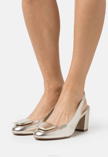 deri klasik topuklu altın Anna Field F2021630 kadınlar