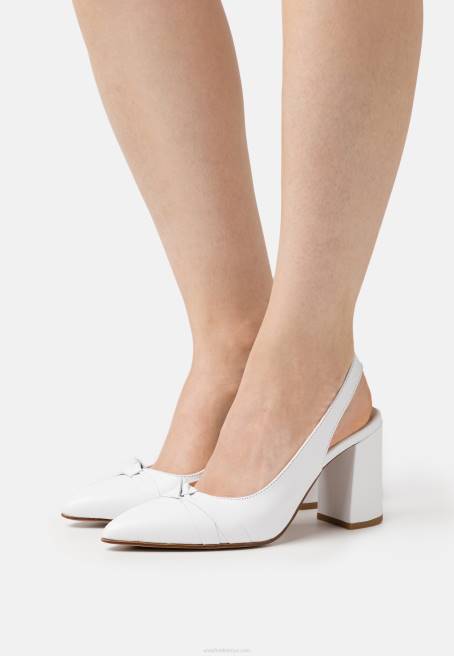 deri klasik topuklu beyaz Anna Field F2021670 kadınlar