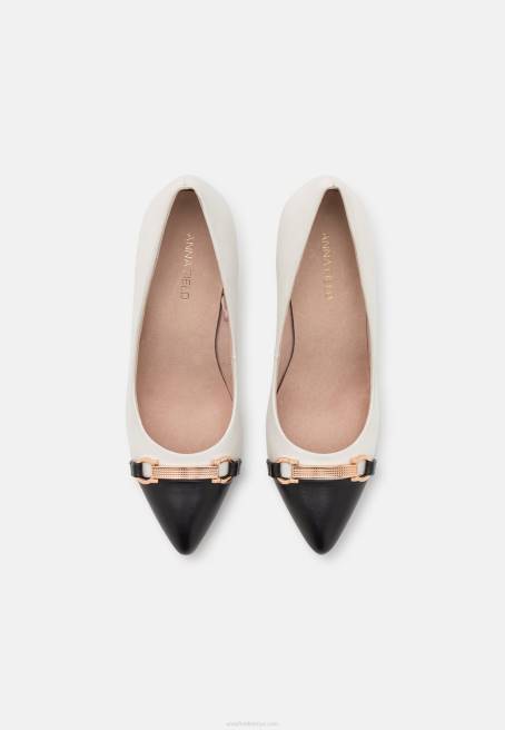 deri mia yüksek topuklu beyaz Anna Field F2021777 kadınlar