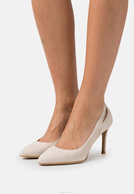 deri yüksek topuklu ayakkabılar 1açık gri Anna Field F2021774 kadınlar