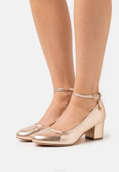 klasik topuklu pembe altın rengi Anna Field F2021680 kadınlar