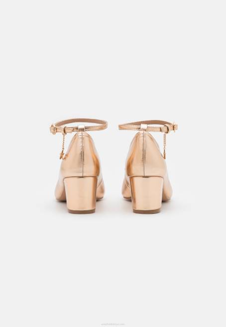 klasik topuklu pembe altın rengi Anna Field F2021680 kadınlar