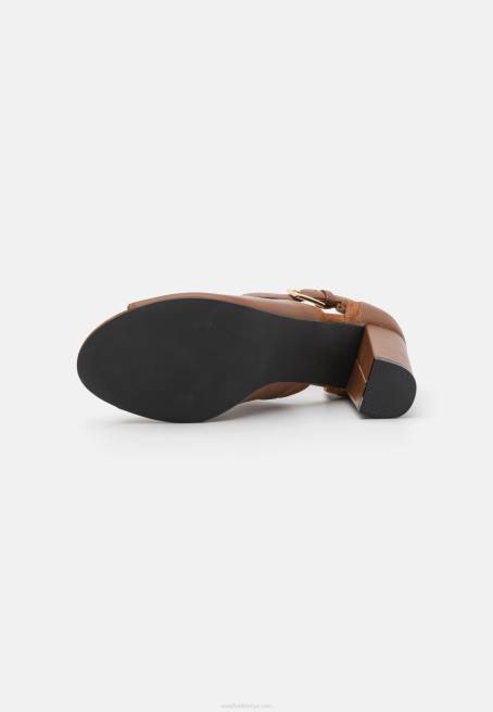 deri ayak bileği manşet sandalet konyak Anna Field F2021333 kadınlar