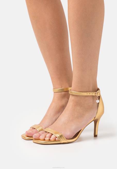 deri sandalet altın Anna Field F2021409 kadınlar